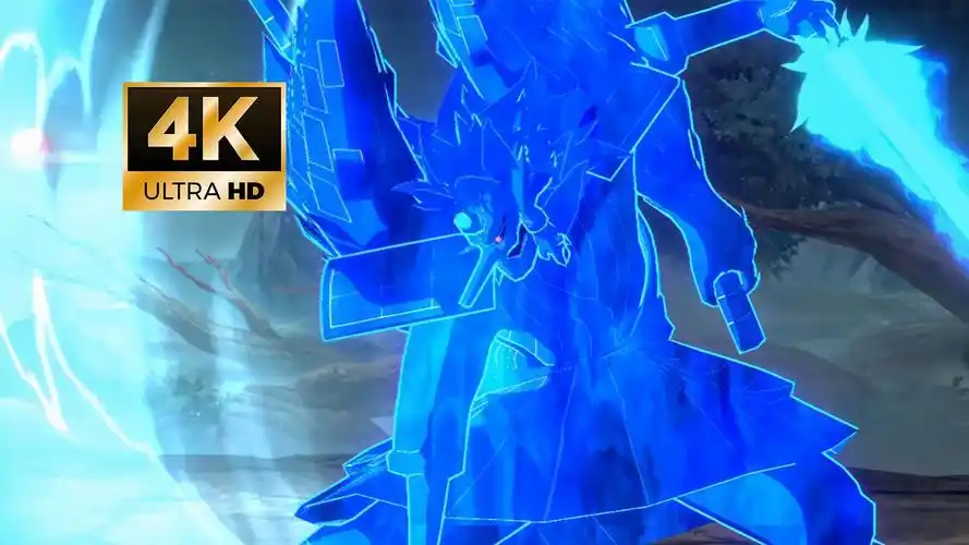 4k宇智波斑「秽土转生61解」完全体须佐能乎61普通攻击 近距离慢