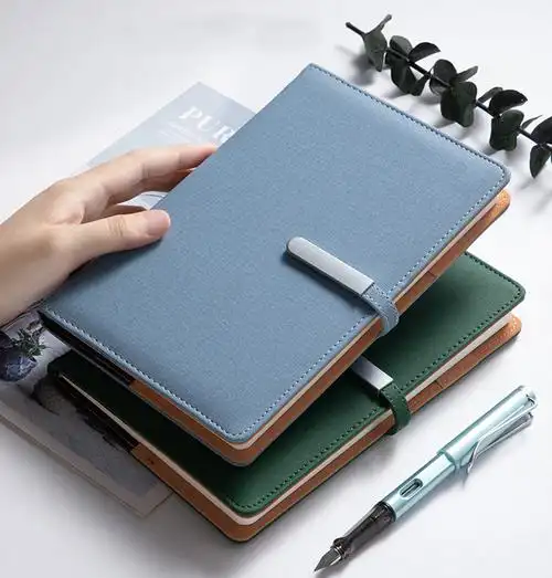 a5国潮记事本礼盒套装复古书签金属搭扣国潮文创笔记本本子批发-阿里