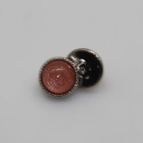 厂家现货圆形金属纽扣经典小香风珍珠扣子彩色宝石纽扣女装衬衫扣