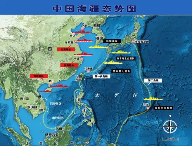 中国庞大的海疆