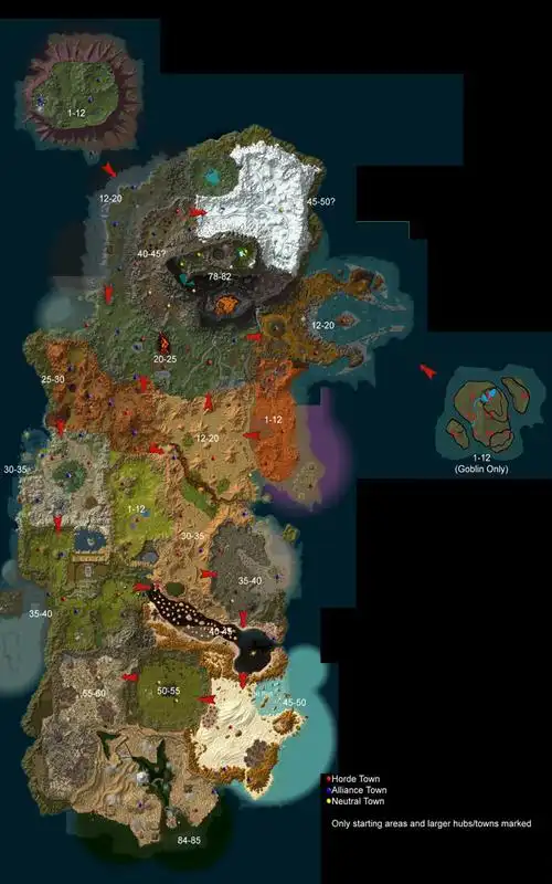 大灾变地区等级分布图 多数地图明显"降级"