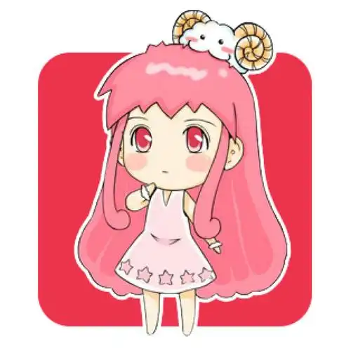 头像,星座,动漫,手绘,萌白羊座