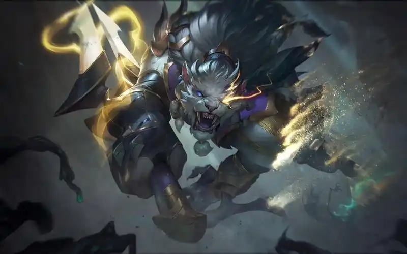 【spine ae】lol立绘英雄联盟狮子狗动态立绘小练习