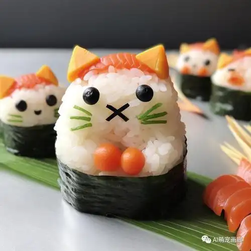 美味又萌!这些猫咪造型的寿司你见过吗?