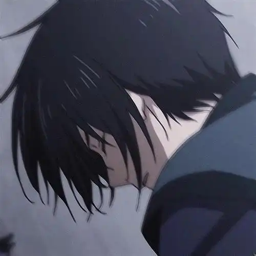 动漫冷酷男生头像.爱会被发现,不爱也是.悲伤时刻到了