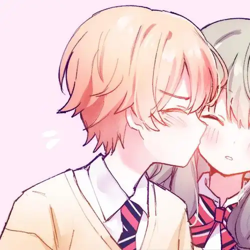 动漫情侣头像非常甜一看就超级恩爱的情头