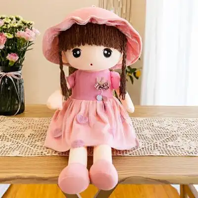 陪睡抱枕儿童送生日礼物女孩子bl6_伞帽甜心兔-粉色,80厘米(女生喜欢)