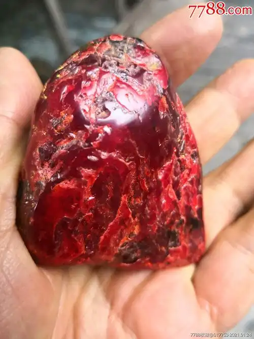 朱砂石一块原石