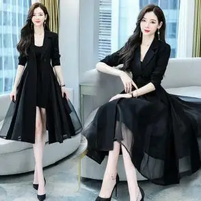 春秋季 风衣连衣裙2024新款 洋气 女装 高端精致气质