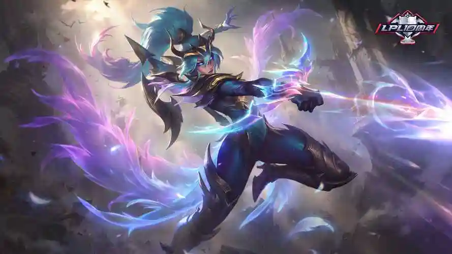 英雄联盟黎明黑夜使者皮肤原画2023十周年薇恩鳄鱼皇子狗头