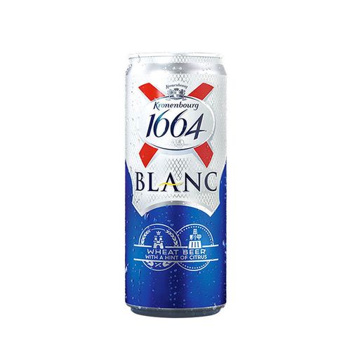 1664啤酒白啤500ml*12罐果味啤酒整箱 1664白啤(9月到期) 500ml*12罐