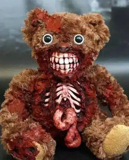 【惊悚】全球仅限一款的泰迪熊,却因太恐怖列为少儿不宜,不敢爱了!