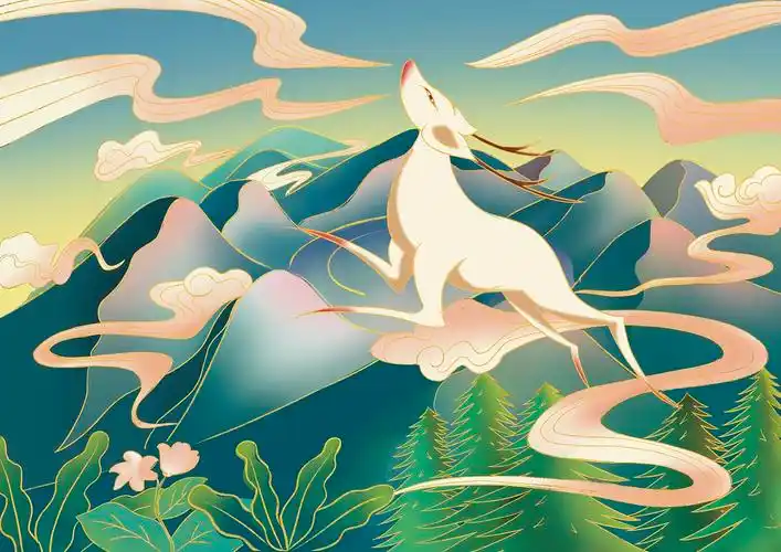 长白山插画|插画|商业插画|肉墩墩的小可爱 - 原创作品 - 站酷 (zcool