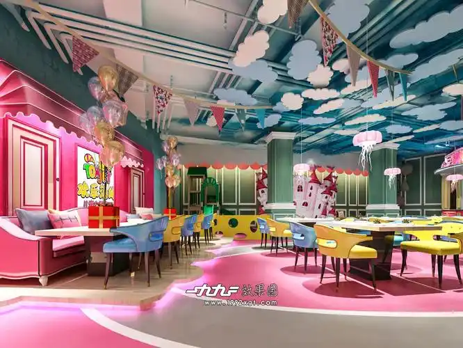 一九九二效果图-儿童餐厅