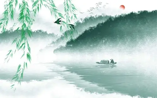 成熟的麦田田野自然风景图希望的田野二十四节气24节气芒种清明清明节