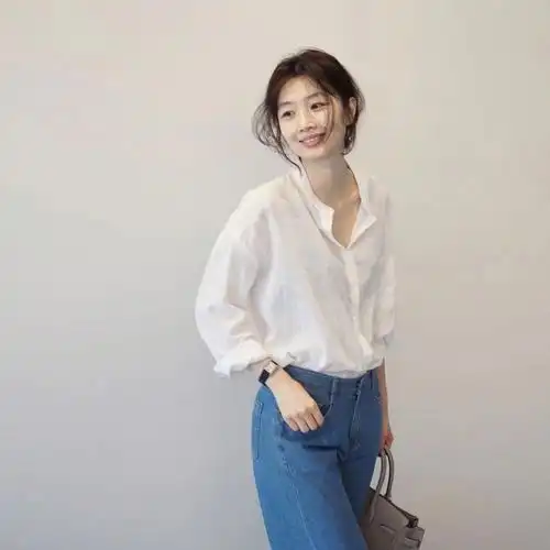 graychic夏日必备100亚麻衬衫