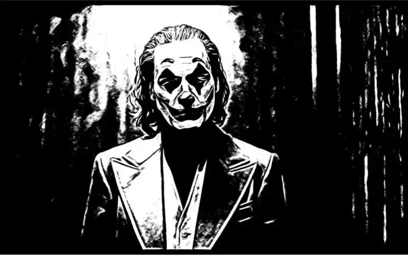 黑白漫画中小丑最精彩的这段表演