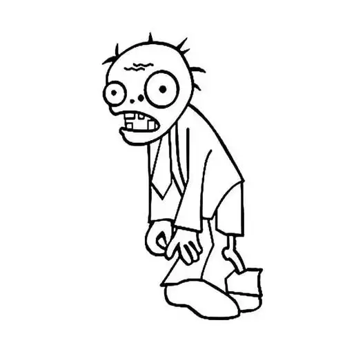 士兵僵尸简笔画 骑士僵尸简笔画