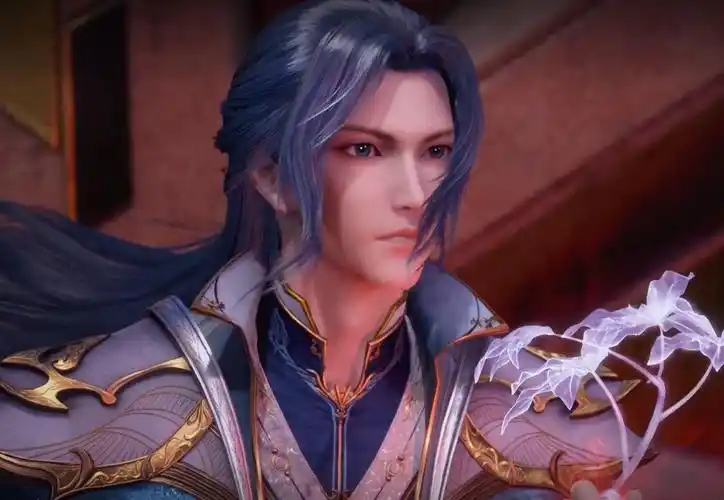 肖战蓝银皇形象曝光,一头蓝发帅过动画建模,第二季