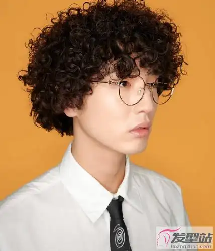 男生文艺范爆炸头 复古别致尽显个性_发型站_最新流行发型设计发型