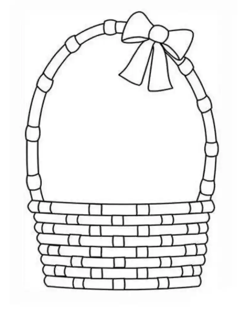 秋天94树叶花篮|可直接打印 打印后直接使用