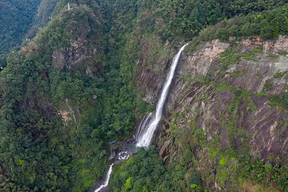 江西庐山风景区秀峰瀑布  人民视觉 图