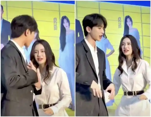 杨颖的少女感真不是装出来的 站蔡徐坤身边 你能看出他俩差9岁?