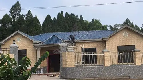 16x112米一层自建房比小洋房经济还要有档次超给农村人长脸