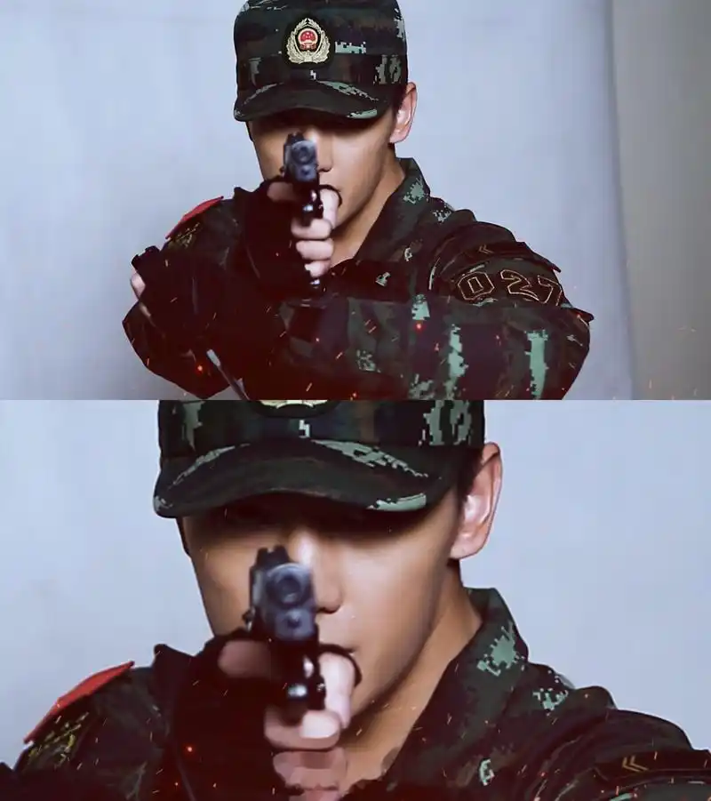 杨洋军装 欢迎燕破岳加入icon48天团!