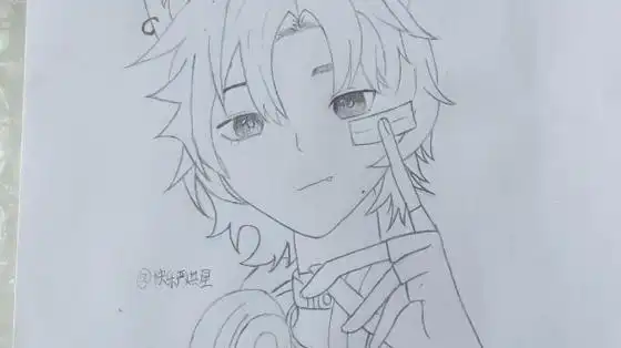 简笔绘画,宋亚轩属性,不喜勿喷,本人0基础瞎画的【宋亚轩】