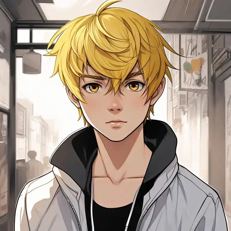 试试这些黄头发的男生头像吧!