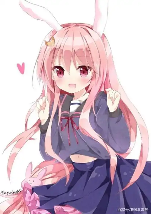 二次元兔耳少女系列壁纸