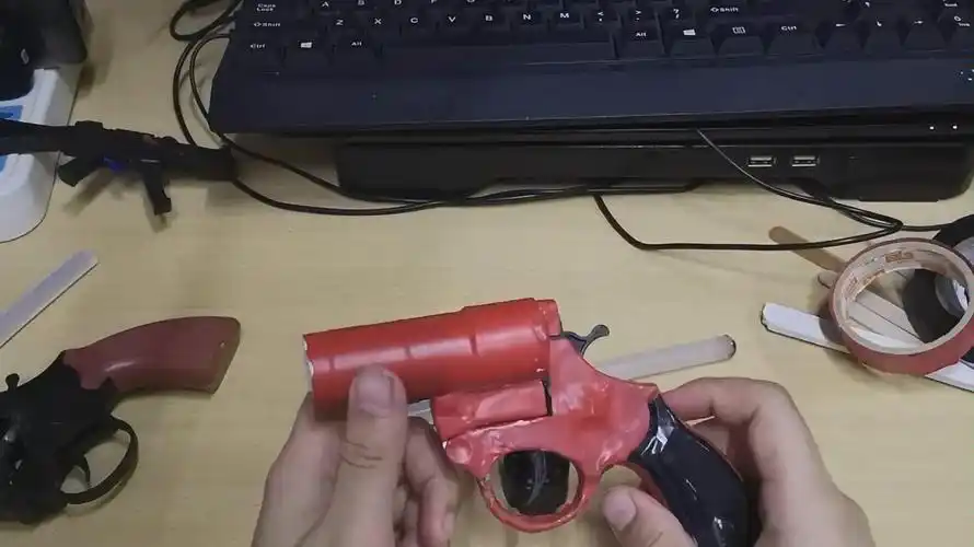 活动作品手工教程如何制作信号枪