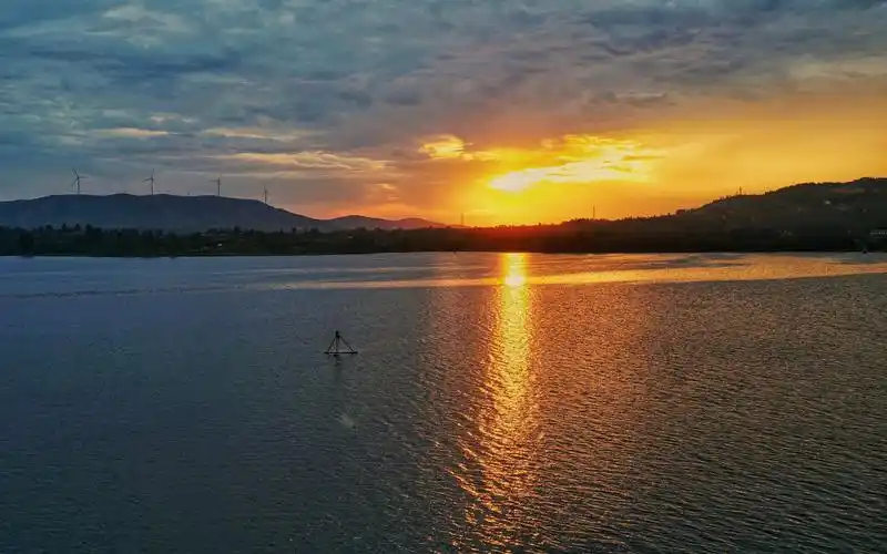 夕阳无限好,最美黄昏时(龙湾湖晚霞2019.9.3)