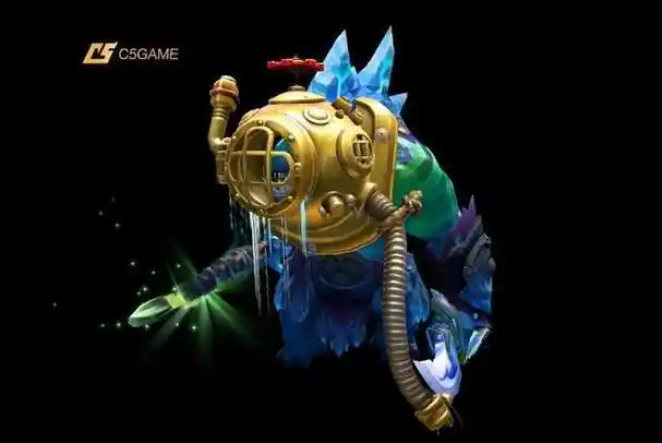 dota2皮肤赏析——潮汐猎人洪流面罩