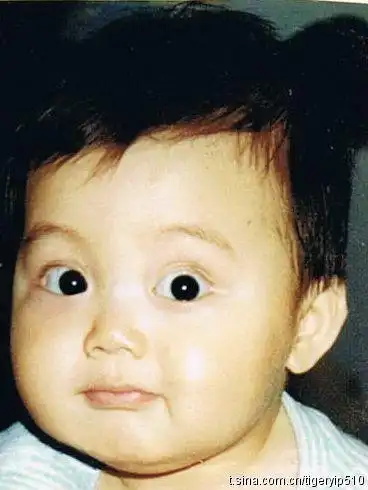 这张是我爸爸最喜欢的照片,说那时候用这张照片报读香港幼儿园名校