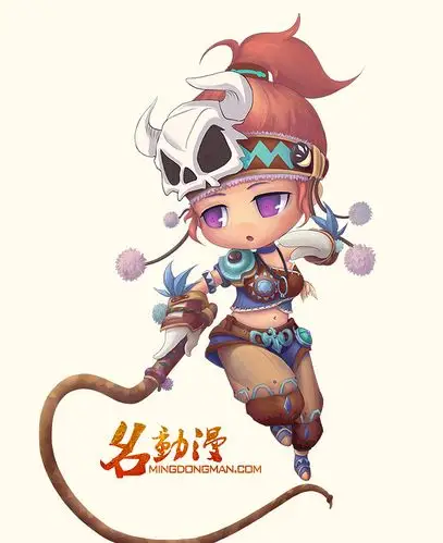 手游q版游戏原画人物-名动漫