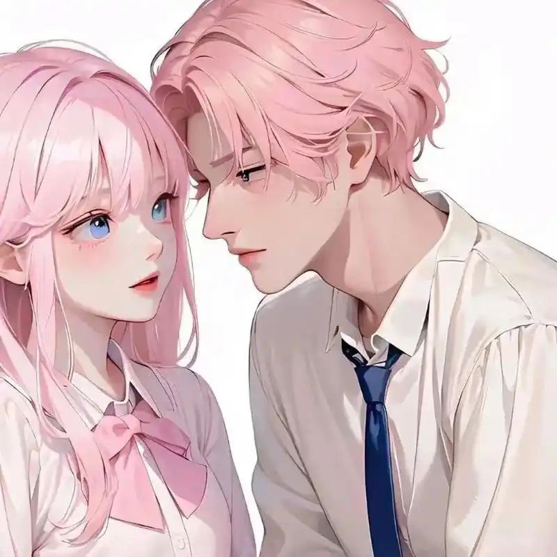 粉色系高清情头.#情侣头像 #动漫情头 #优质头像 #你是凭 - 抖音