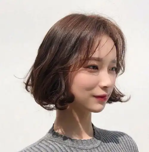 深色系韩国女生温柔发型合集