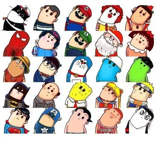 歪头党图片大全