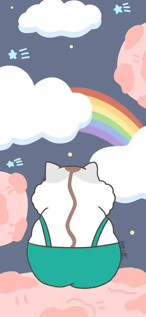 超可爱的聊天背景图