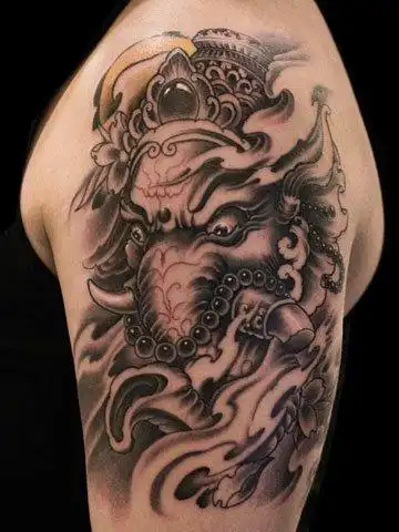 改运招财纹身图案大全3