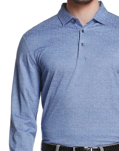 浅灰蓝色舒适柔软长袖t恤