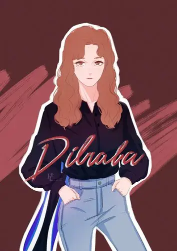 迪丽热巴手绘动漫