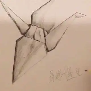 易烊千玺的千纸鹤简笔画