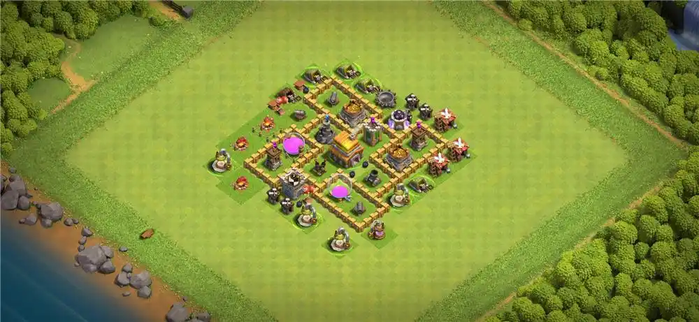 5本5本风车阵,部落冲突阵型分享,5本5本风车阵分享链接,5本5本风车阵