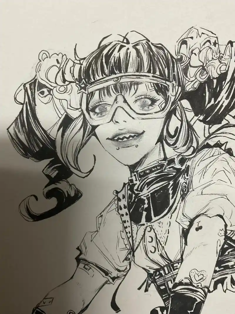 手绘 #临摹 #线稿 #速写 #日常摸鱼 - 抖音