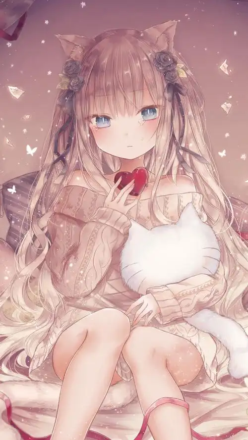 性感唯美的二次元美女手机壁纸