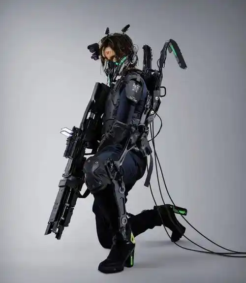 赛博朋克风作品分享这样科技感爆棚的cg概念设计让人无法抗拒