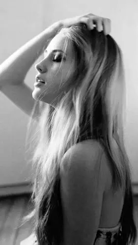 黑白欧美美女,高清图片,手机锁屏桌面-壁纸族